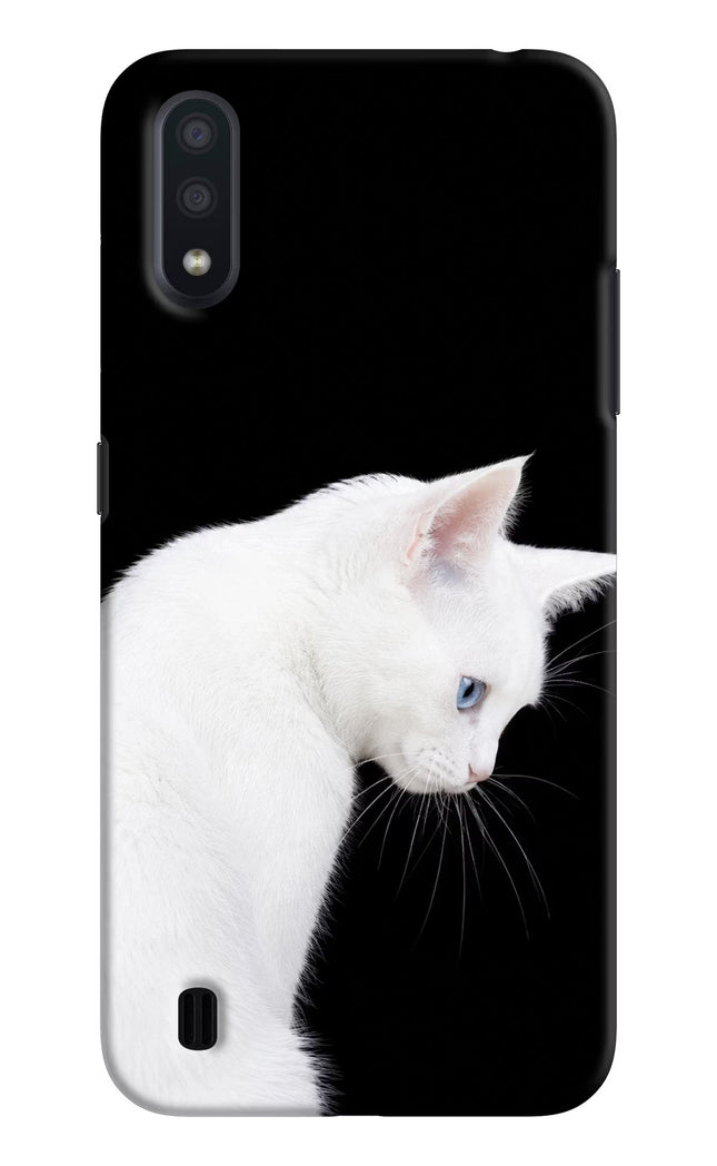 Snow Gaze Samsung M01 Hard Case Back Cover by Casekaro