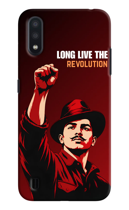 Bhagat Singh Revolution Samsung M01 Back Cover