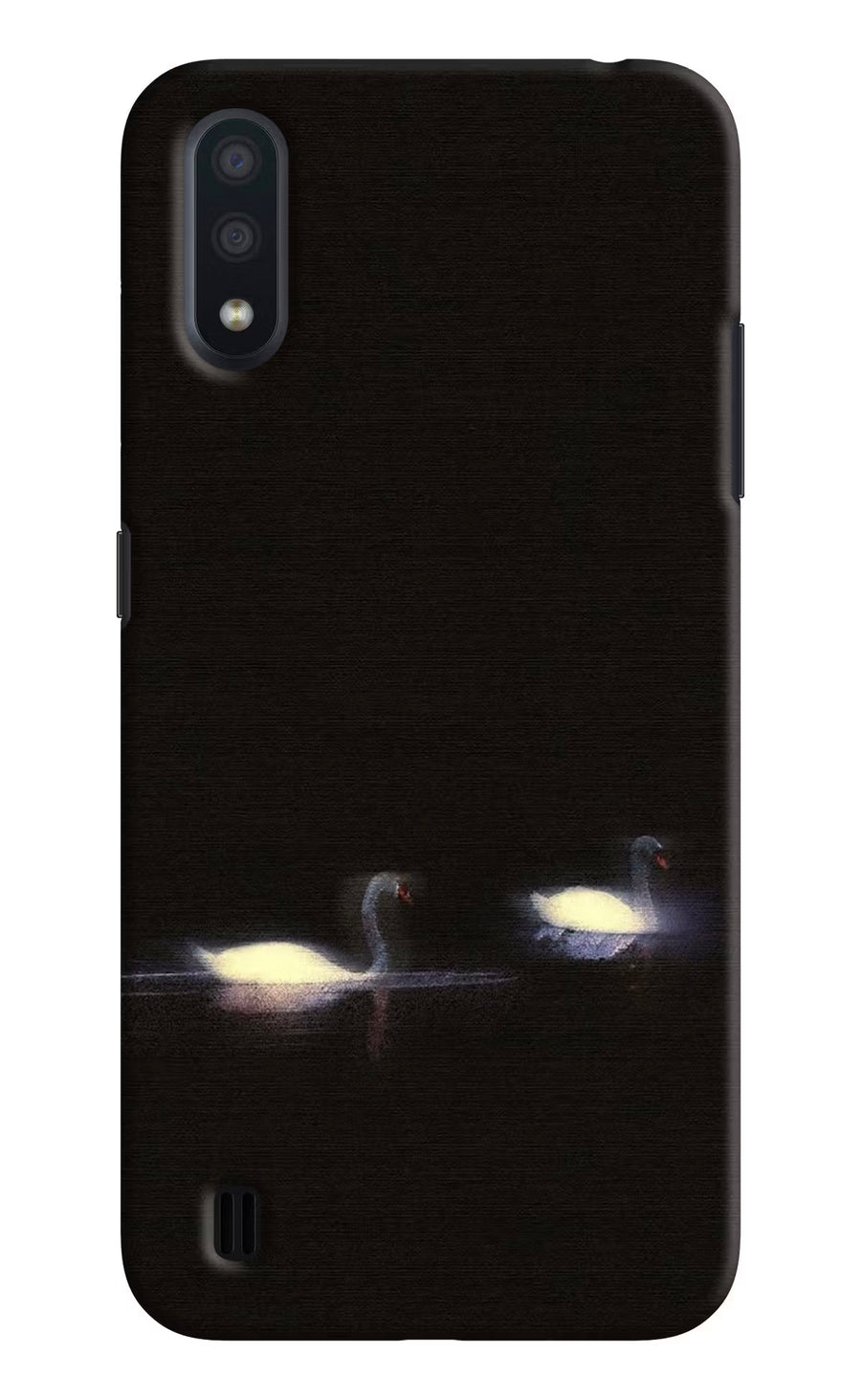Silent Swans Samsung M01 Back Cover, Hard case