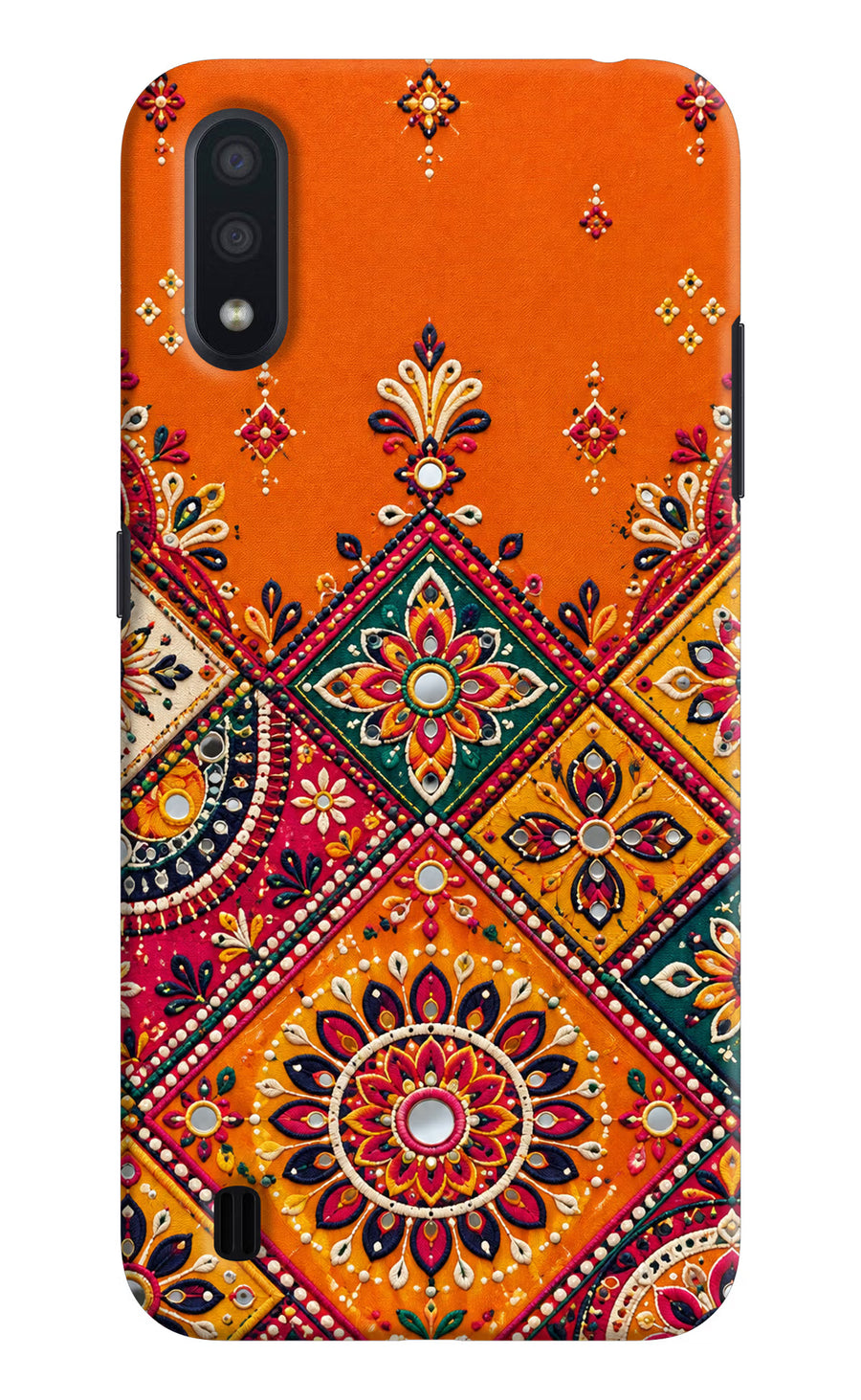 Kutch Glow Samsung M01 Back Cover, Hard case