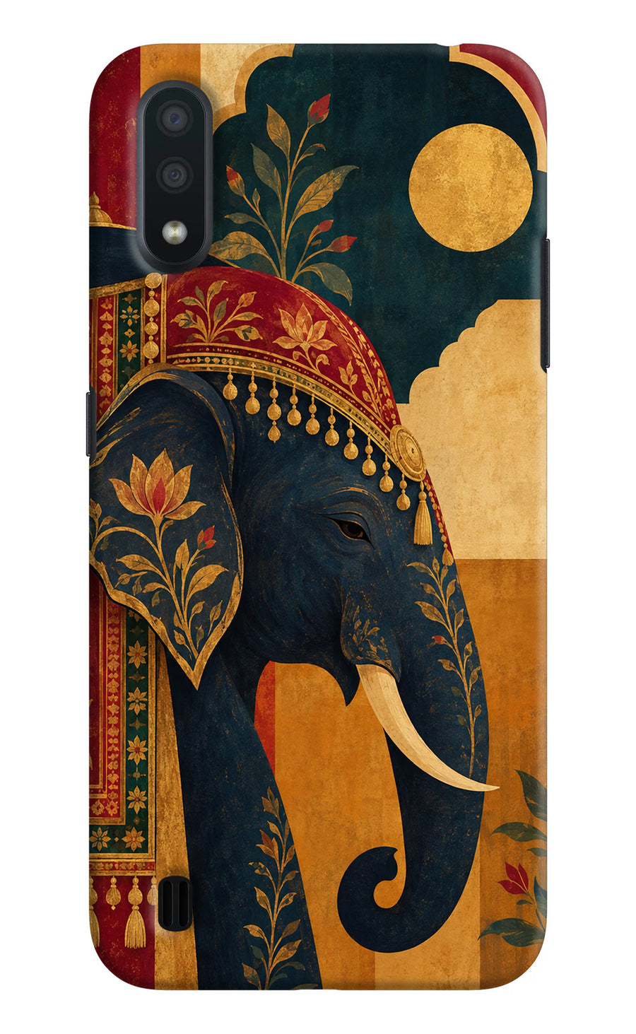 Royal Elephant Samsung M01 Back Cover, Hard case