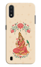 Goddess Lakshmi Samsung M01 Hard Case Back Cover by Casekaro