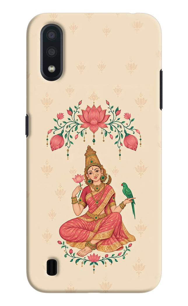 Goddess Lakshmi Samsung M01 Hard Case Back Cover by Casekaro