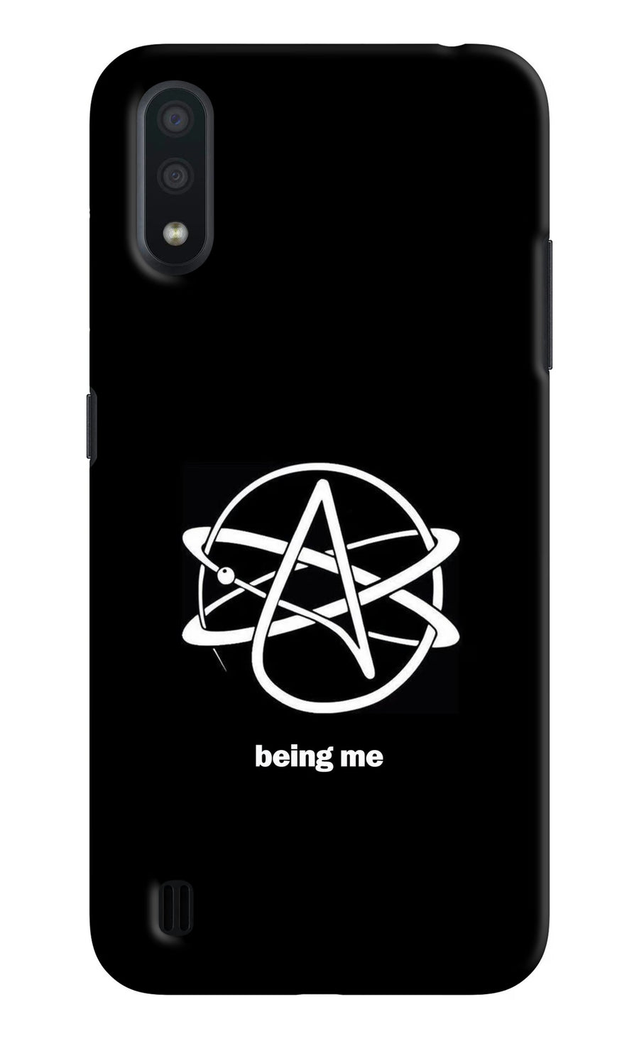 Atheist Symbol Samsung M01 Back Cover, Hard case