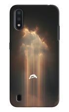 Heavenly Beam Samsung M01 Hard Case Back Cover by Casekaro
