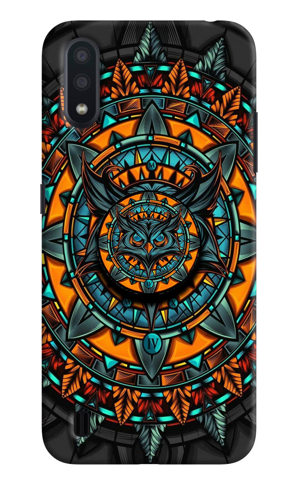 Angry Owl Samsung M01 Pop Case by Casekaro