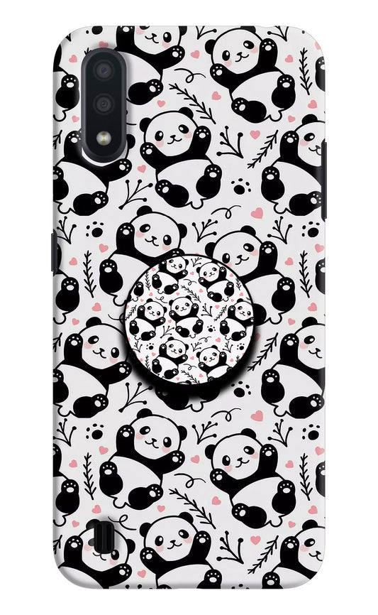 Cute Panda Samsung M01 Pop Case by Casekaro