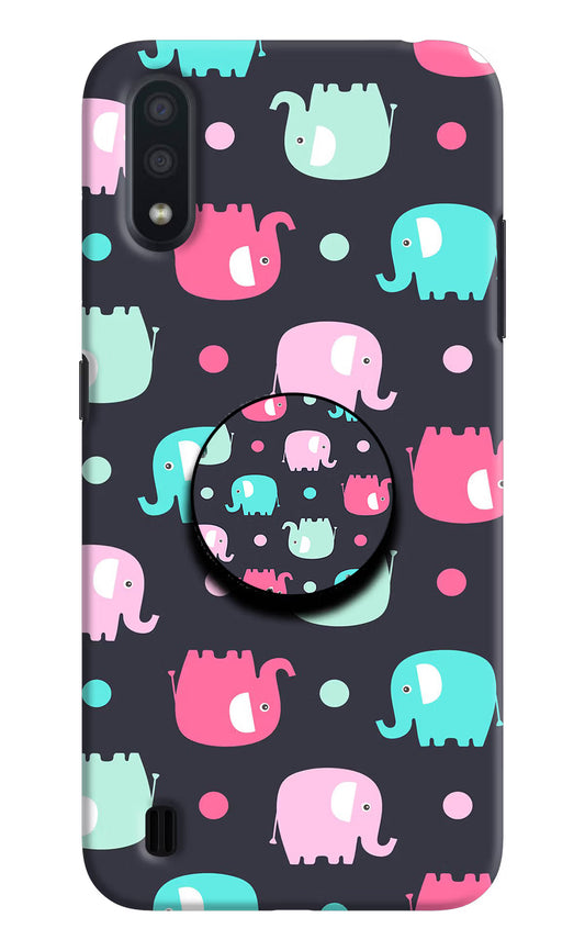 Baby Elephants Samsung M01 Pop Case by Casekaro