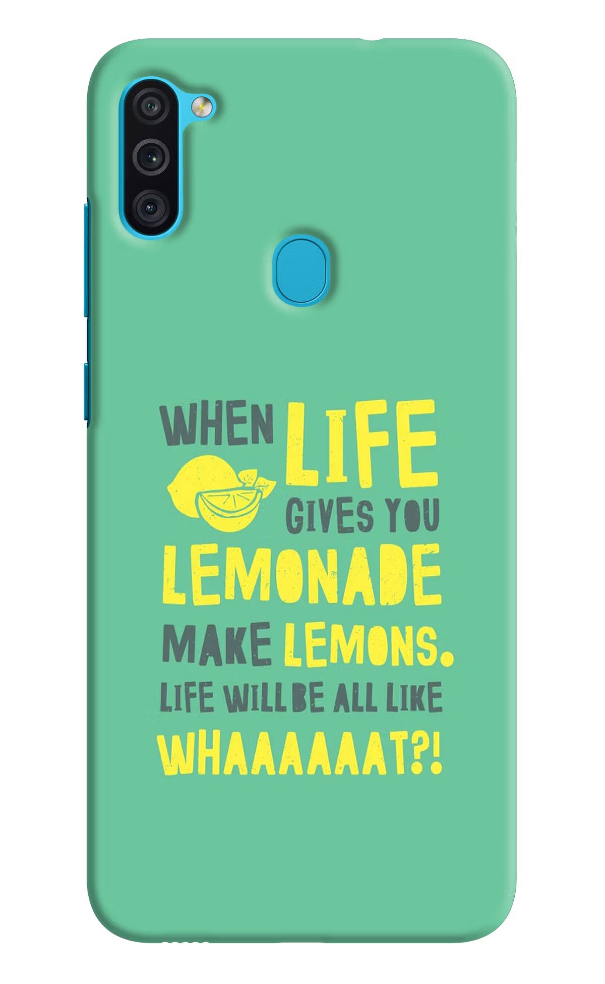Quote Samsung M11 Hard Case Back Cover by Casekaro