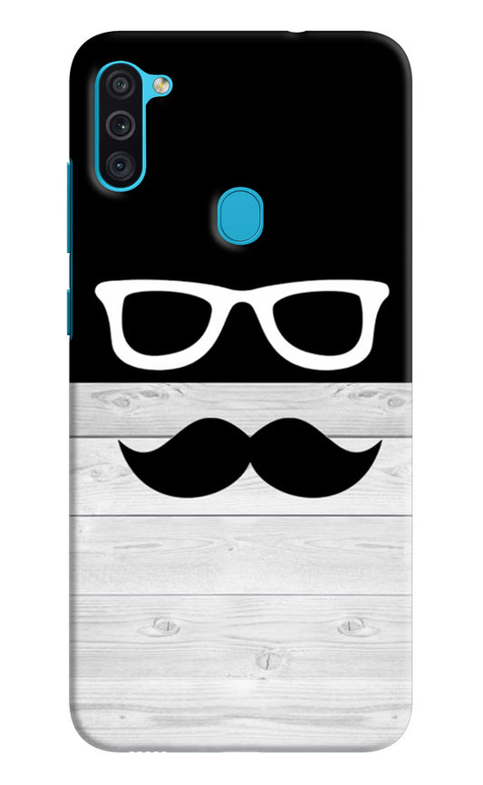 Mustache Samsung M11 Hard Case Back Cover by Casekaro