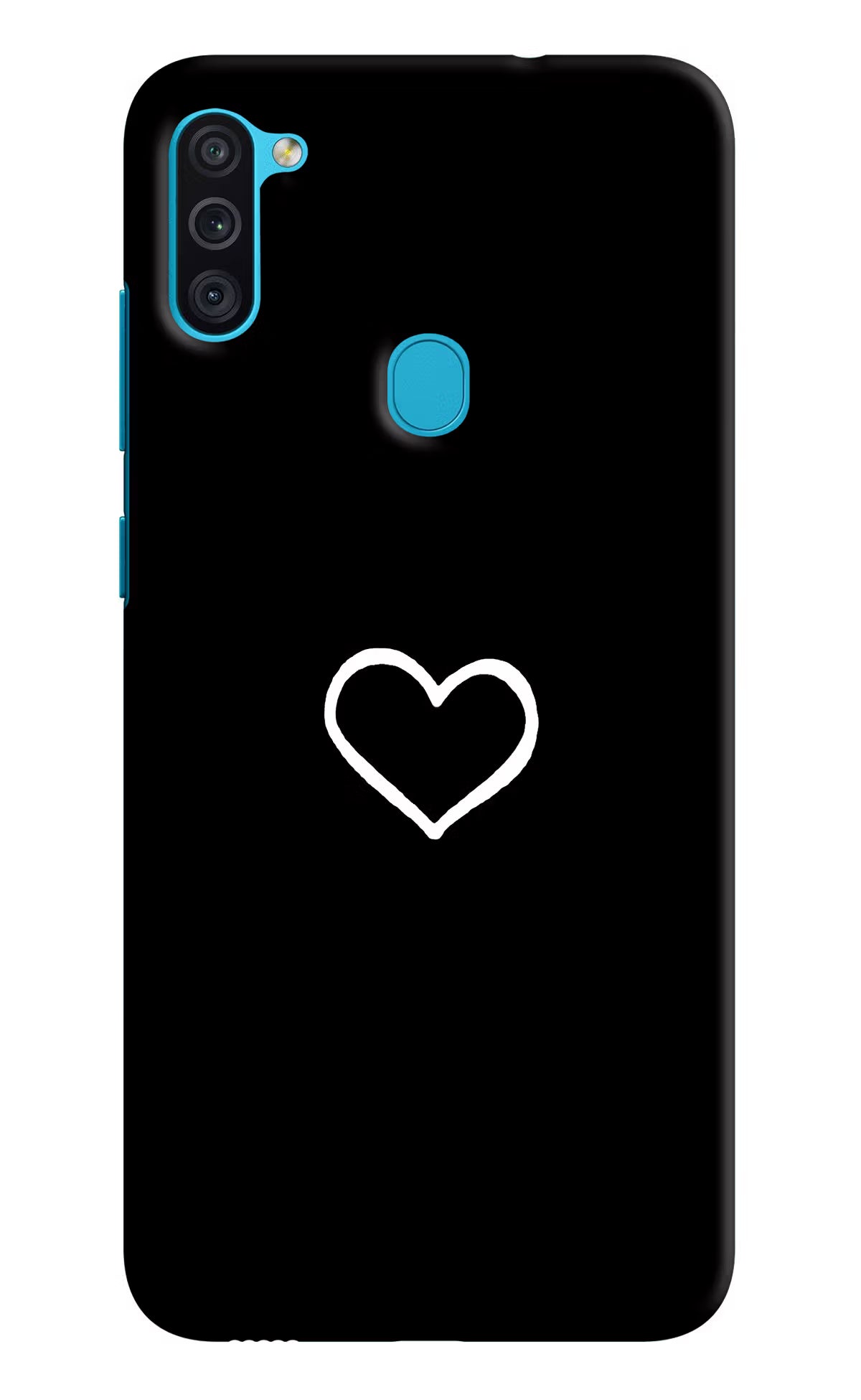 Heart Samsung M11 Hard Case Back Cover by Casekaro