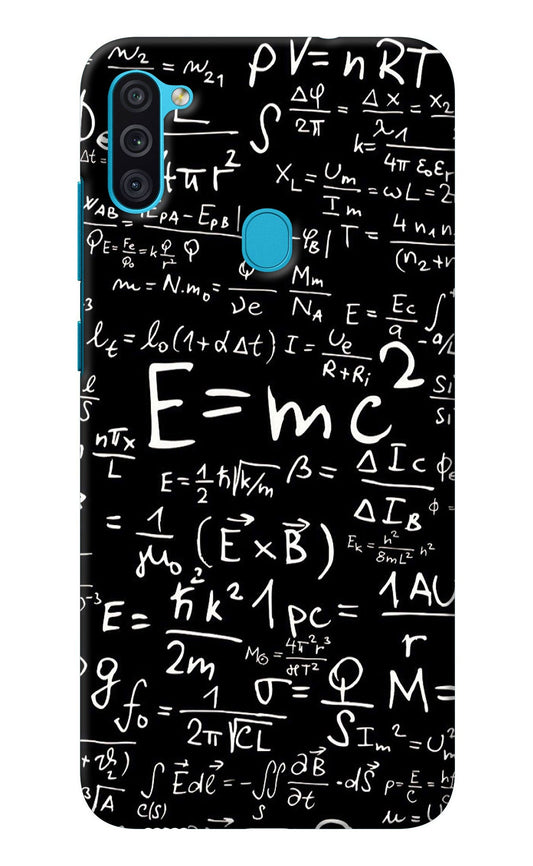 Physics Albert Einstein Formula Samsung M11 Back Cover