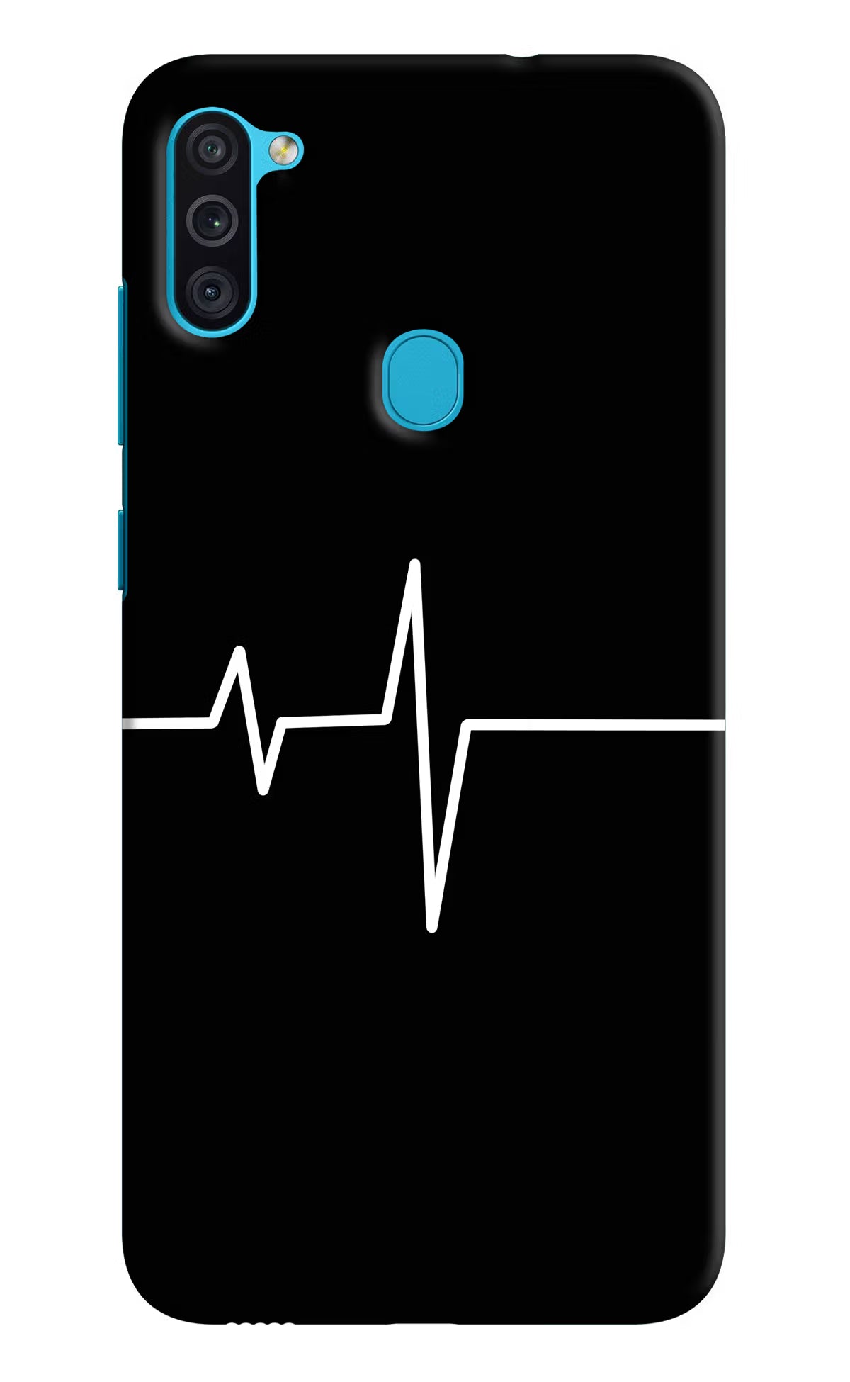 Heart Beats Samsung M11 Hard Case Back Cover by Casekaro