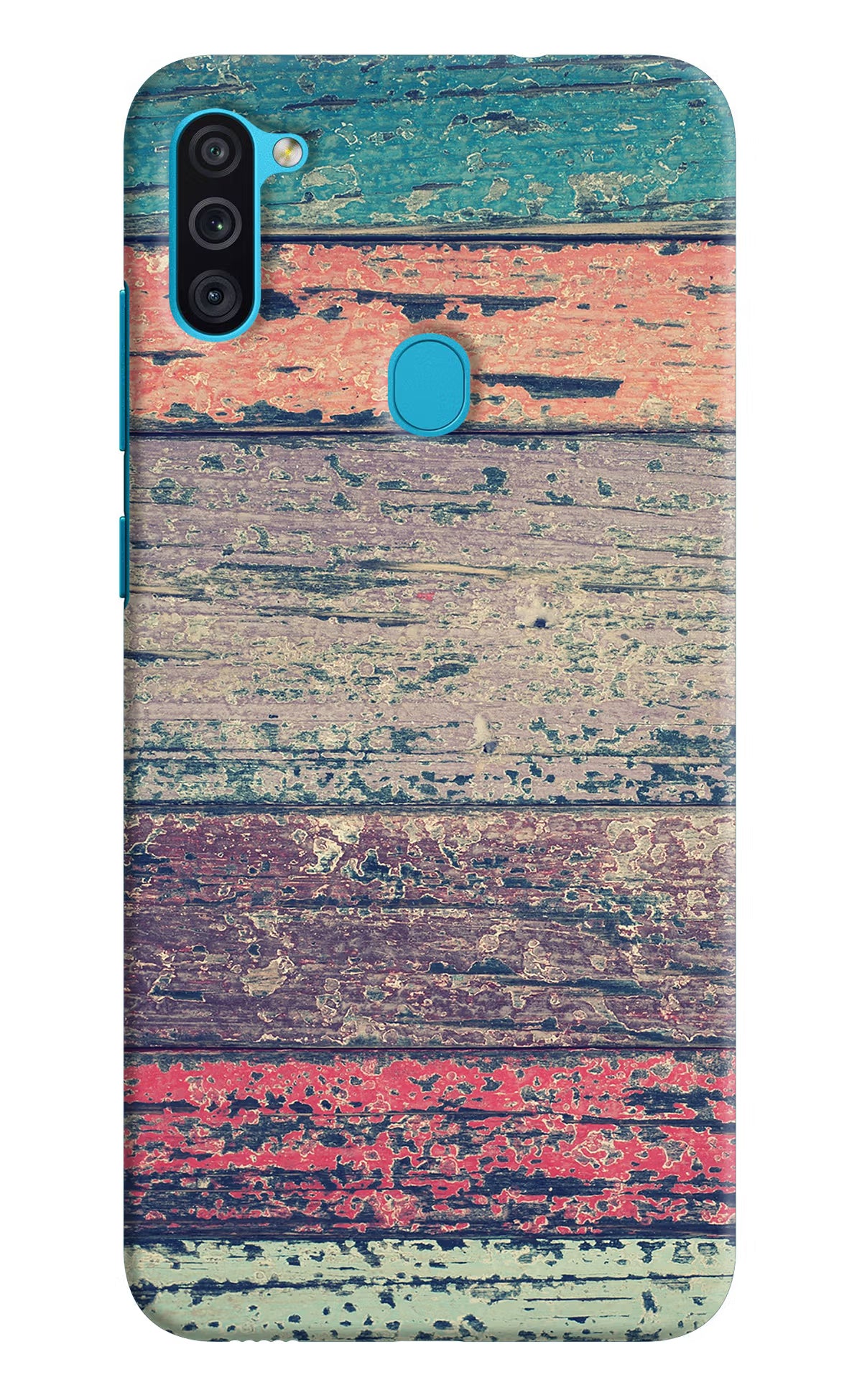 Colourful Wall Samsung M11 Hard Case Back Cover by Casekaro