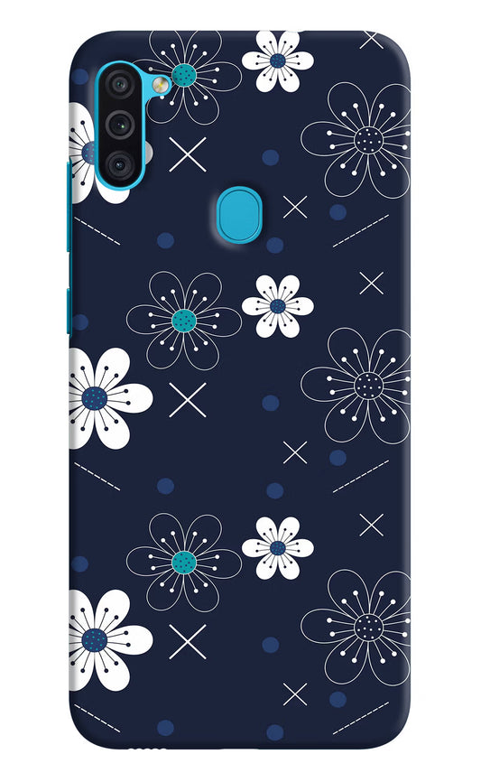 Flowers Samsung M11 Hard Case Back Cover by Casekaro