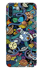 Space Abstract Samsung M11 Hard Case Back Cover by Casekaro