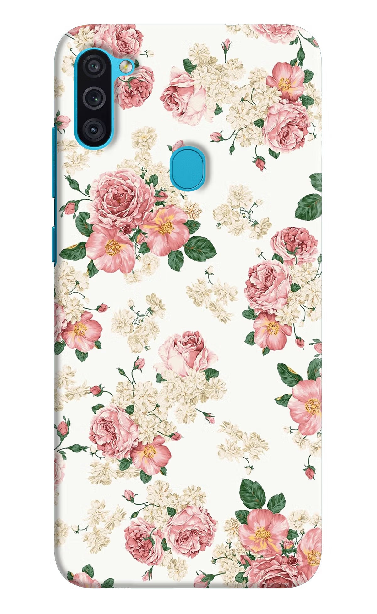 Flowers Samsung M11 Hard Case Back Cover by Casekaro