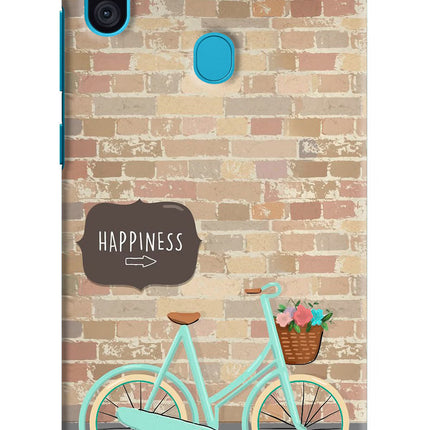 Happiness Artwork Samsung M11 Hard Case Back Cover by Casekaro