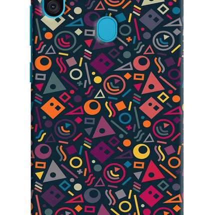 Geometric Abstract Samsung M11 Hard Case Back Cover by Casekaro
