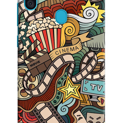 Cinema Abstract Samsung M11 Hard Case Back Cover by Casekaro