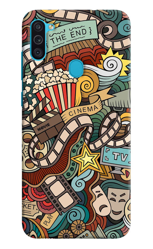 Cinema Abstract Samsung M11 Hard Case Back Cover by Casekaro