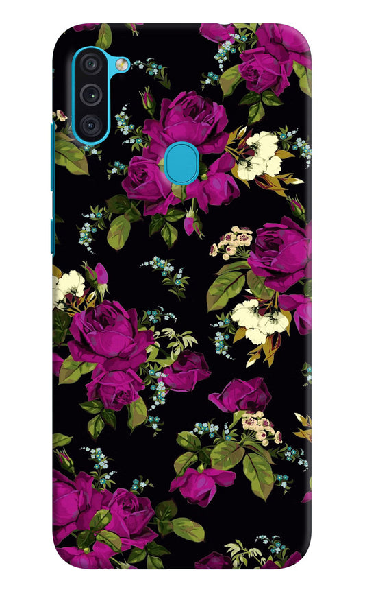 Flowers Samsung M11 Hard Case Back Cover by Casekaro