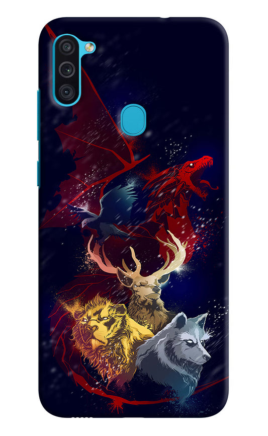 Game Of Thrones Samsung M11 Hard Case Back Cover by Casekaro