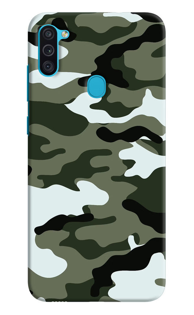 Camouflage Samsung M11 Hard Case Back Cover by Casekaro