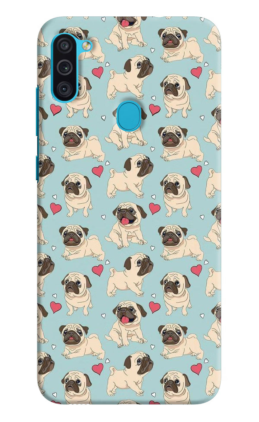 Pug Dog Samsung M11 Back Cover, Hard case