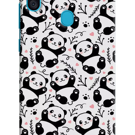 Cute Panda Samsung M11 Hard Case Back Cover by Casekaro