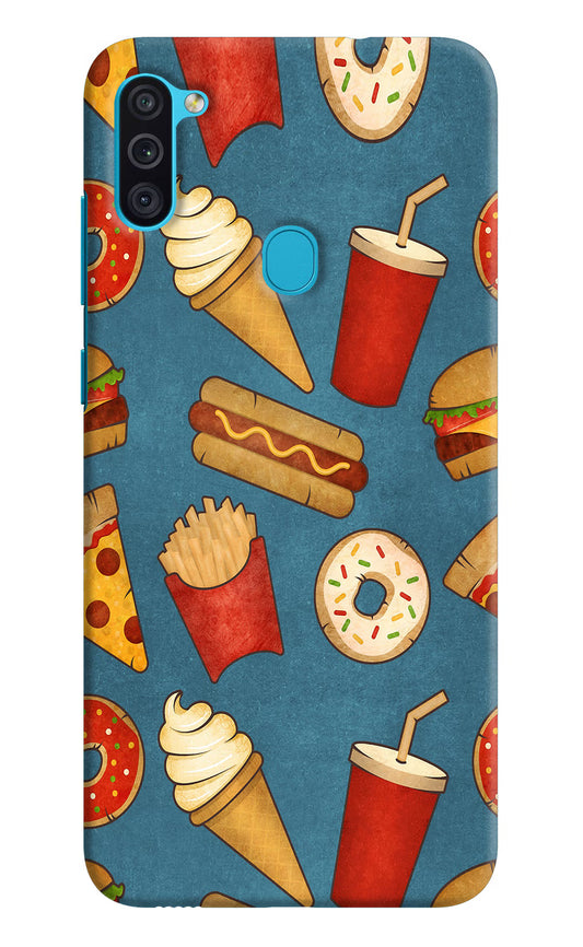 Foodie Samsung M11 Hard Case Back Cover by Casekaro