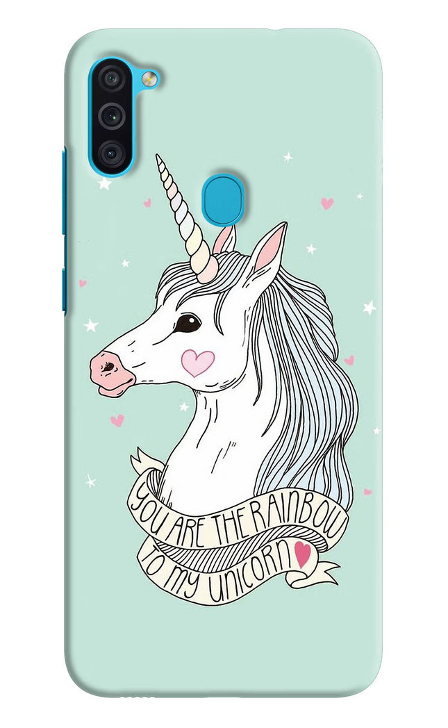Unicorn Wallpaper Samsung M11 Hard Case Back Cover by Casekaro