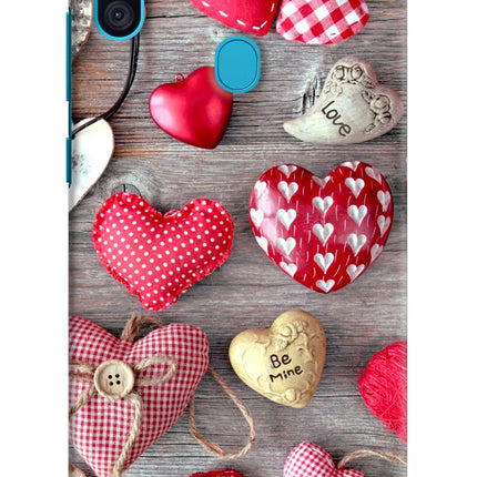 Love Wallpaper Samsung M11 Hard Case Back Cover by Casekaro
