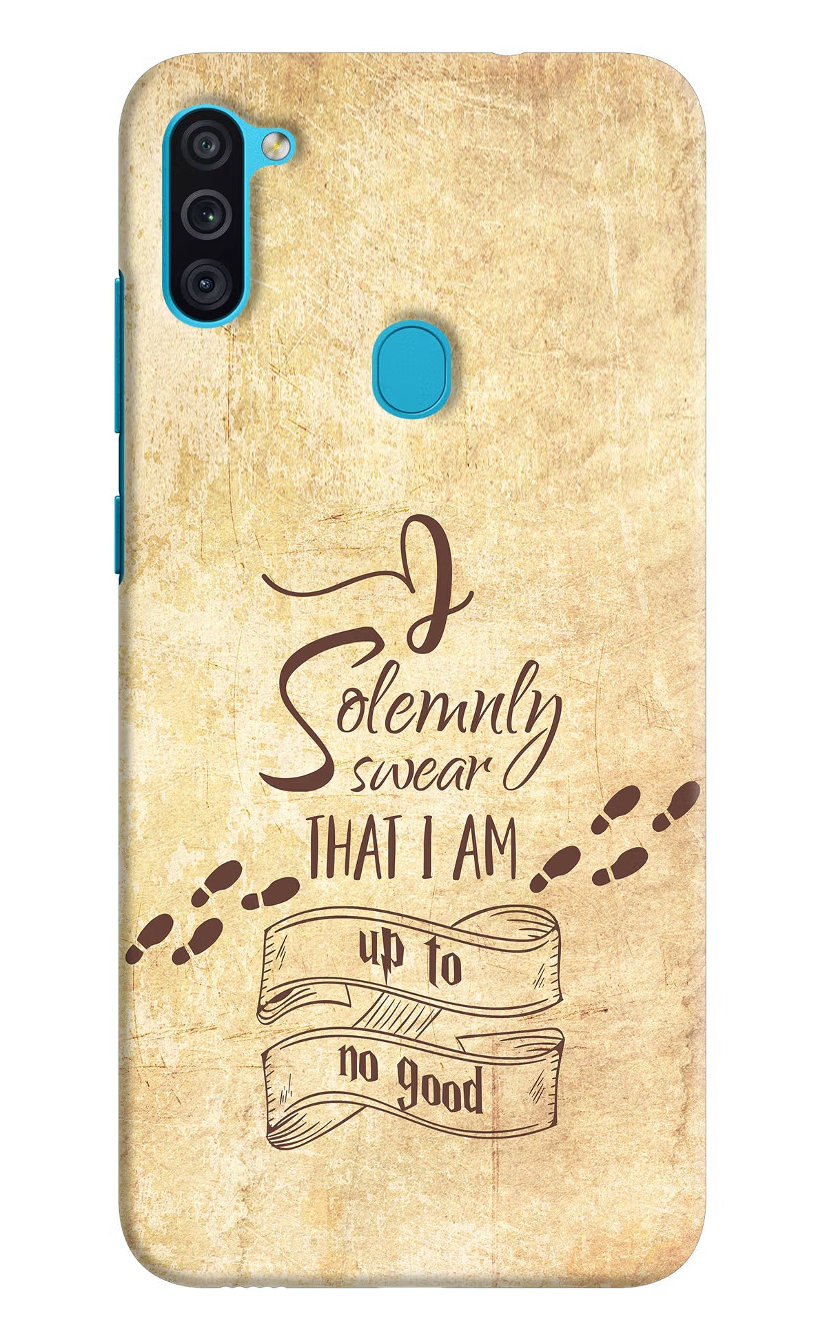 I Solemnly swear that i up to no good Samsung M11 Hard Case Back Cover by Casekaro