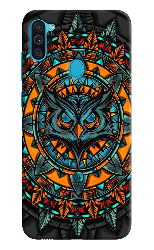 Angry Owl Art Samsung M11 Hard Case Back Cover by Casekaro