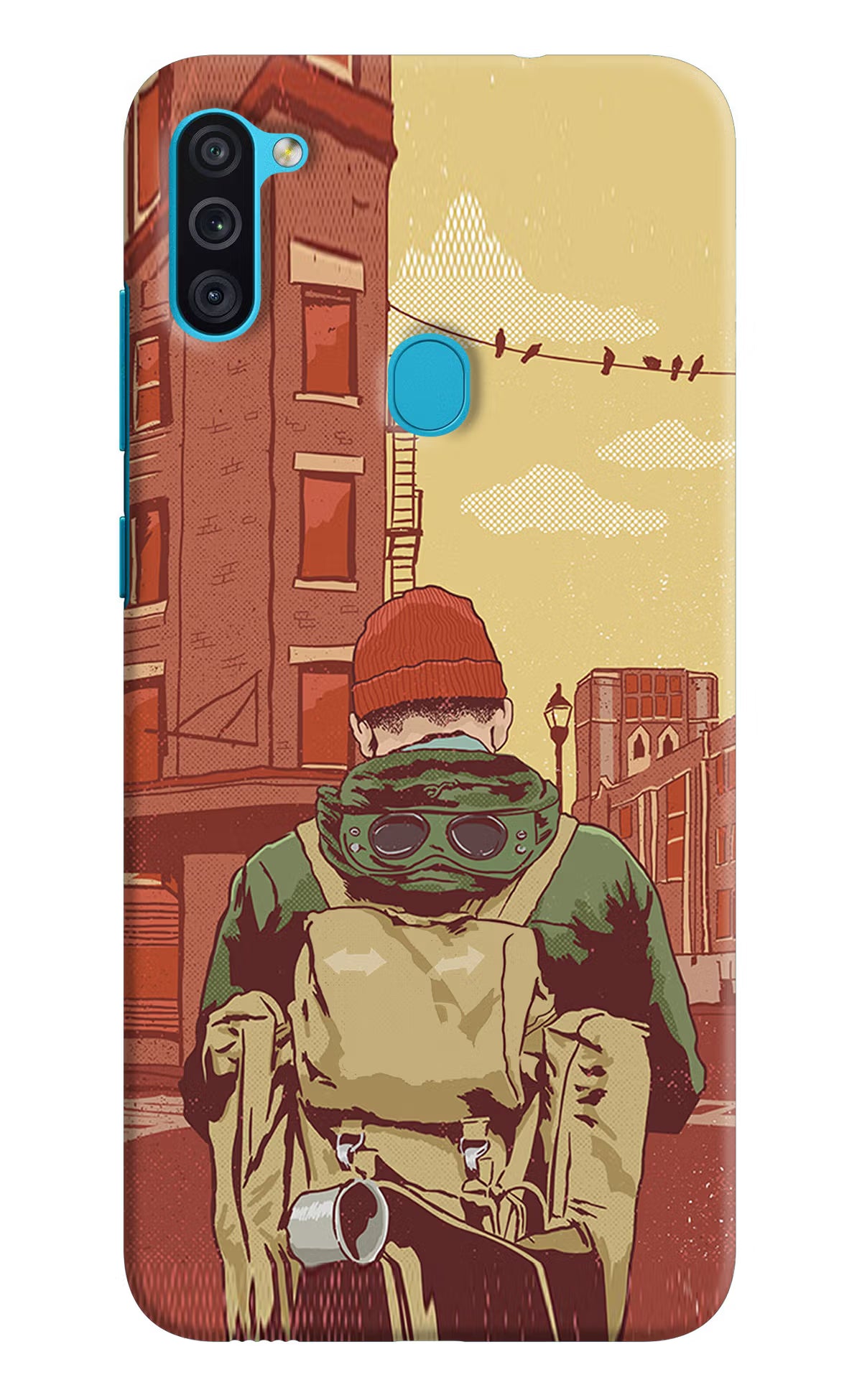Adventurous Samsung M11 Hard Case Back Cover by Casekaro