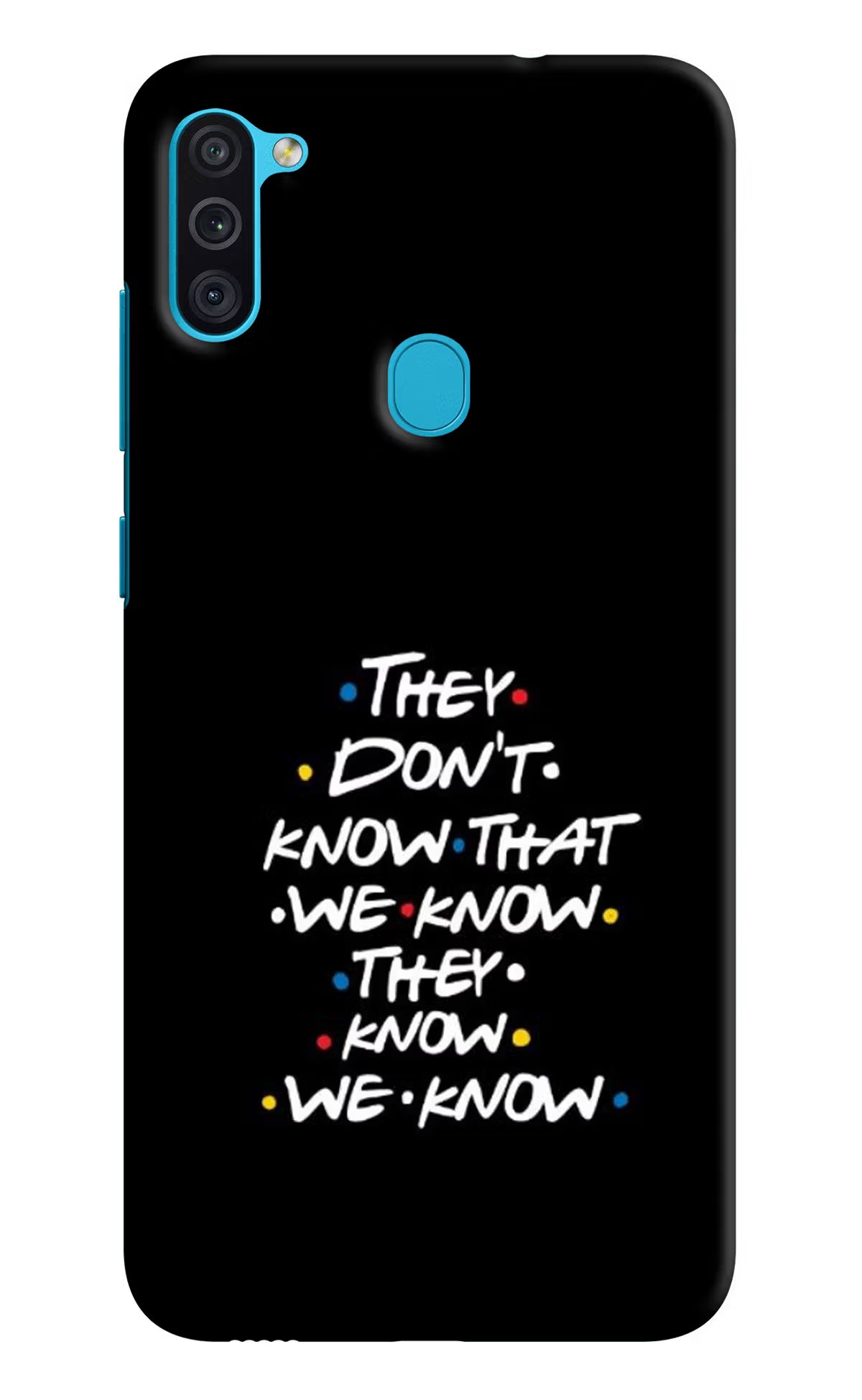 FRIENDS Dialogue Samsung M11 Hard Case Back Cover by Casekaro