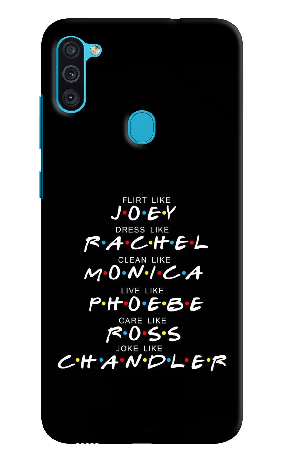 FRIENDS Character Samsung M11 Hard Case Back Cover by Casekaro