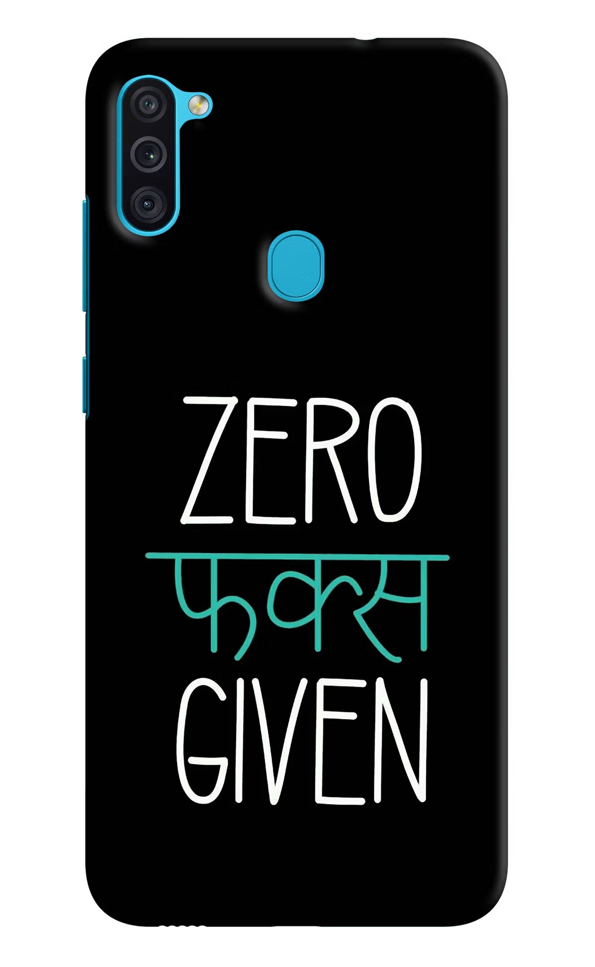 Zero Fucks Given Samsung M11 Hard Case Back Cover by Casekaro