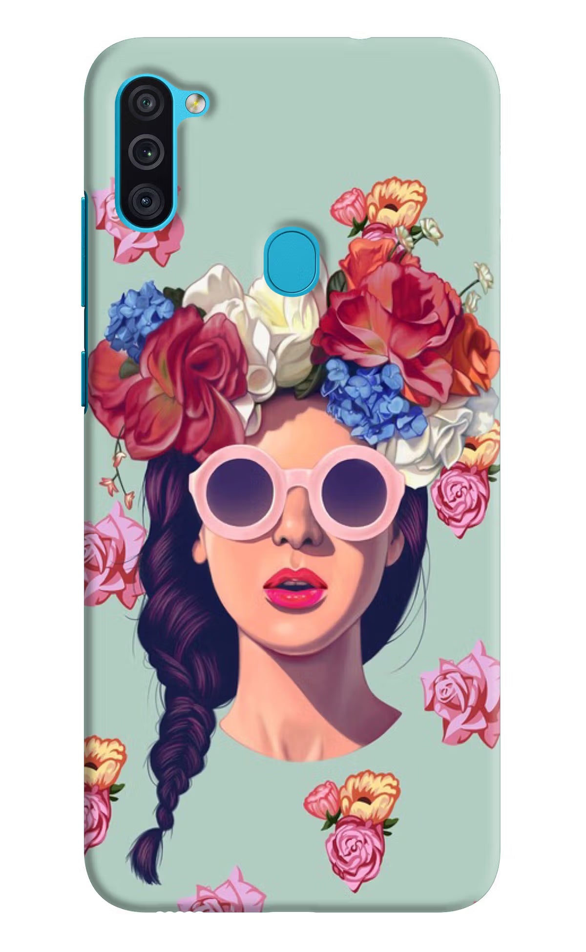 Pretty Girl Samsung M11 Hard Case Back Cover by Casekaro