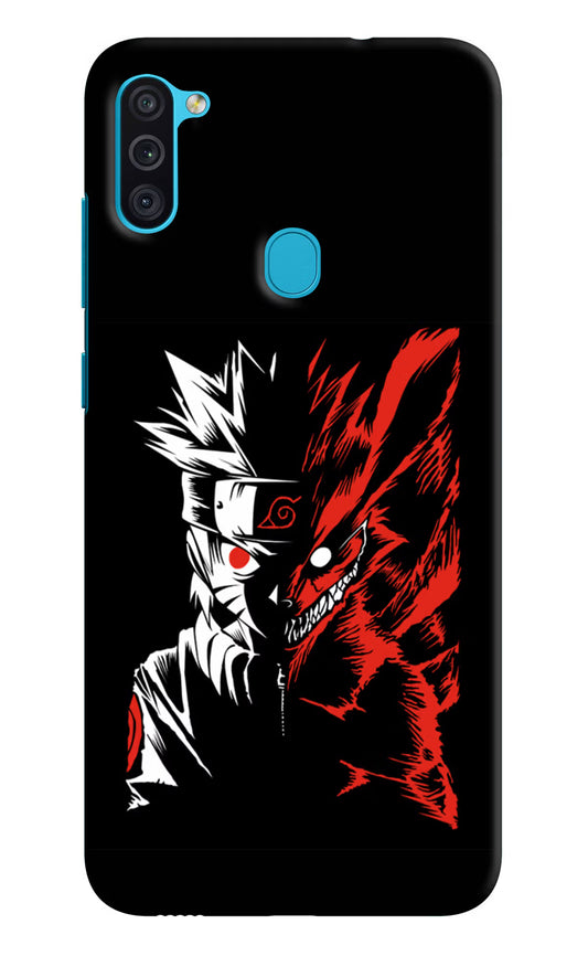 Naruto Two Face Samsung M11 Hard Case Back Cover by Casekaro
