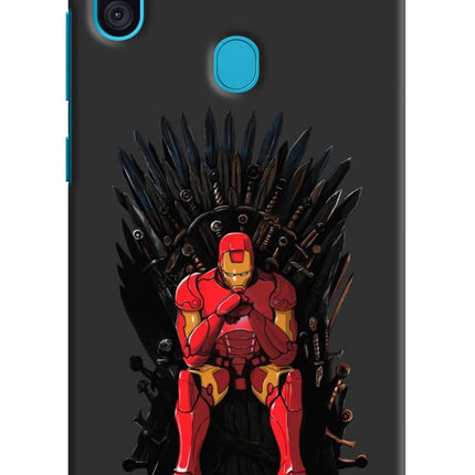 Ironman Throne Samsung M11 Hard Case Back Cover by Casekaro