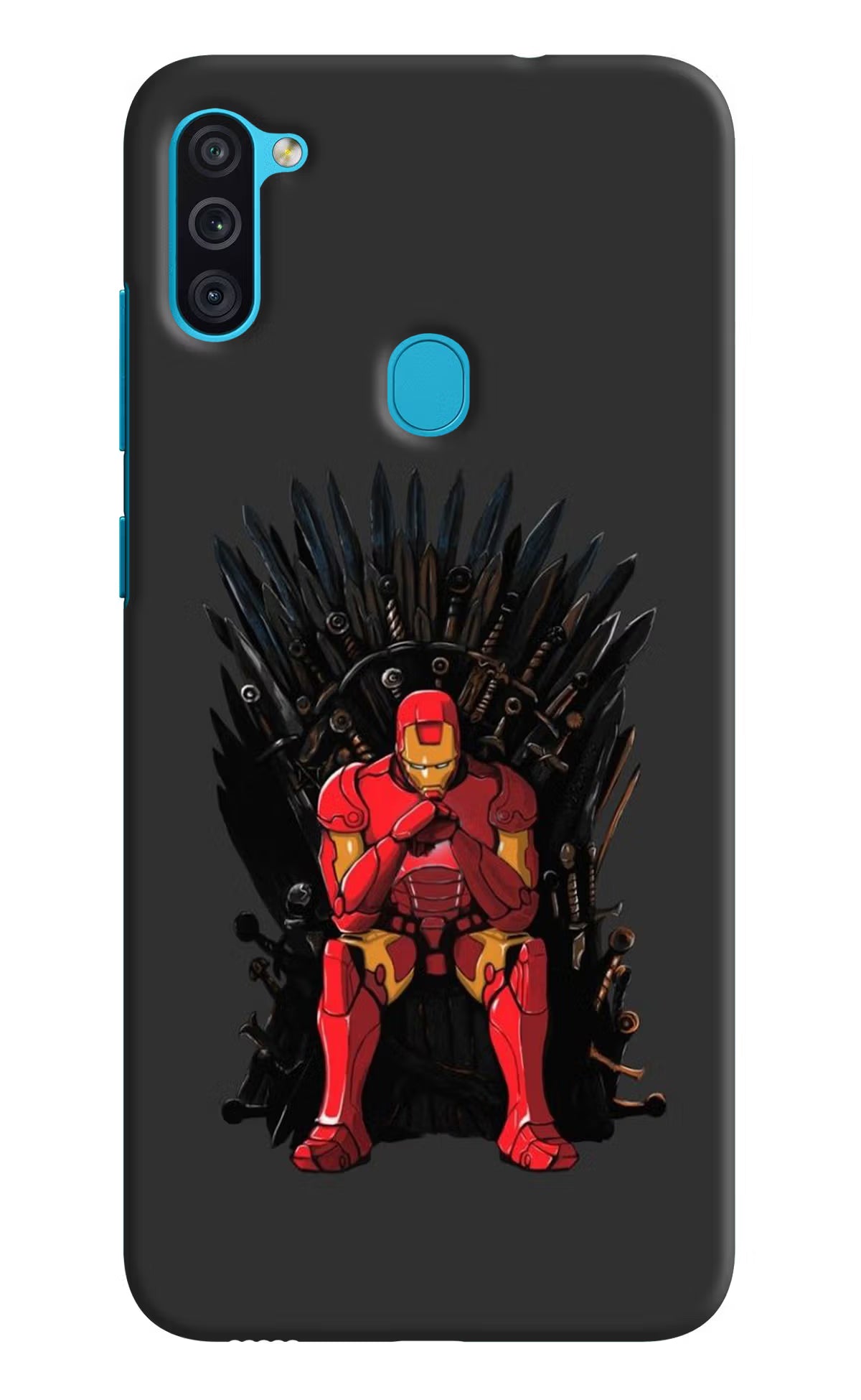 Ironman Throne Samsung M11 Hard Case Back Cover by Casekaro