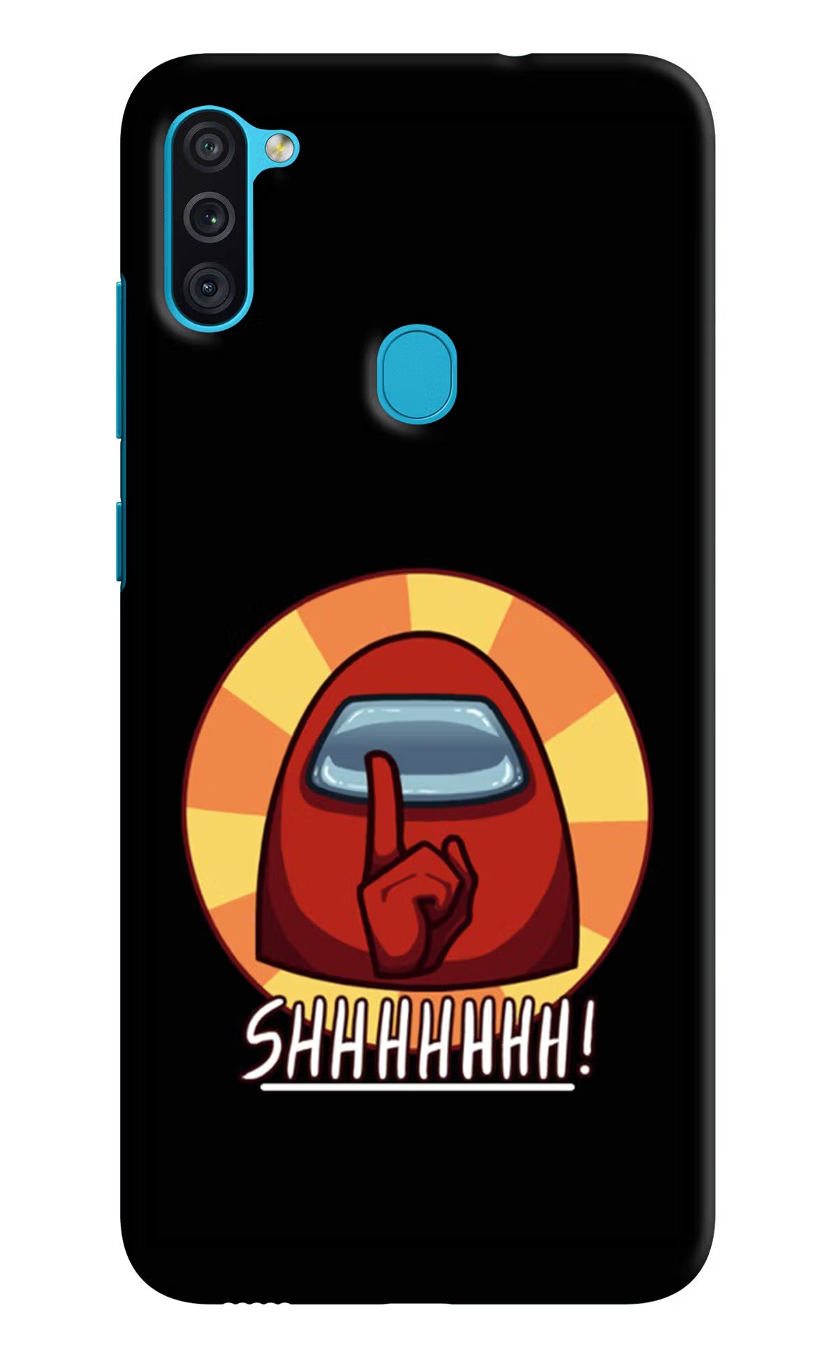 Among Us Shhh! Samsung M11 Hard Case Back Cover by Casekaro