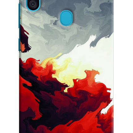 Fire Cloud Samsung M11 Hard Case Back Cover by Casekaro