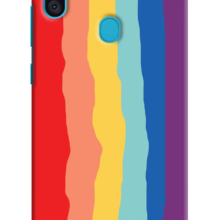 Rainbow Samsung M11 Hard Case Back Cover by Casekaro