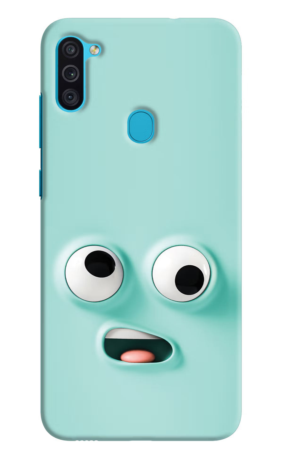 Funny Cartoon Samsung M11 Back Cover, Hard case