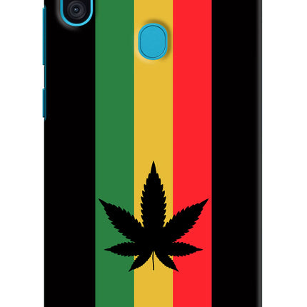 Weed Flag Samsung M11 Hard Case Back Cover by Casekaro