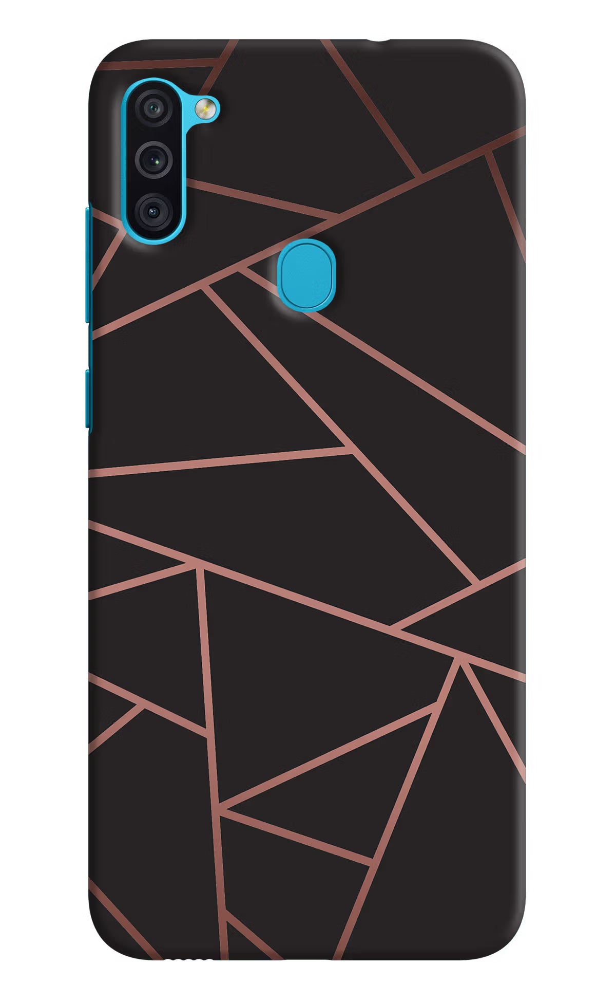 Geometric Pattern Samsung M11 Hard Case Back Cover by Casekaro