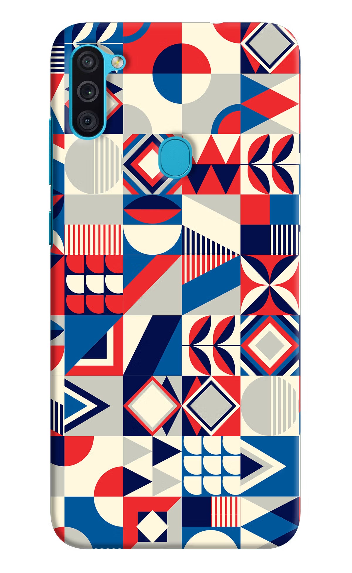Colorful Pattern Samsung M11 Hard Case Back Cover by Casekaro